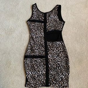 Leopard bodycon dress